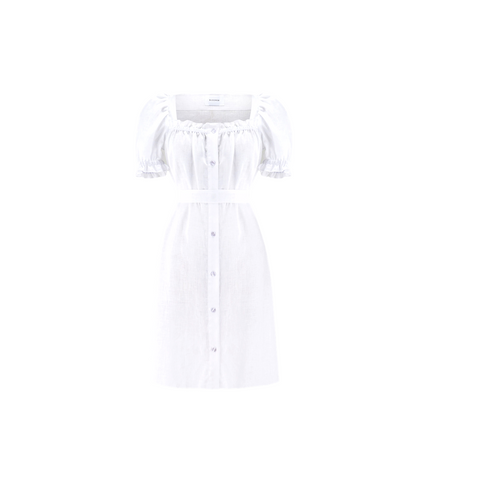 Sleeper White Mini Dress